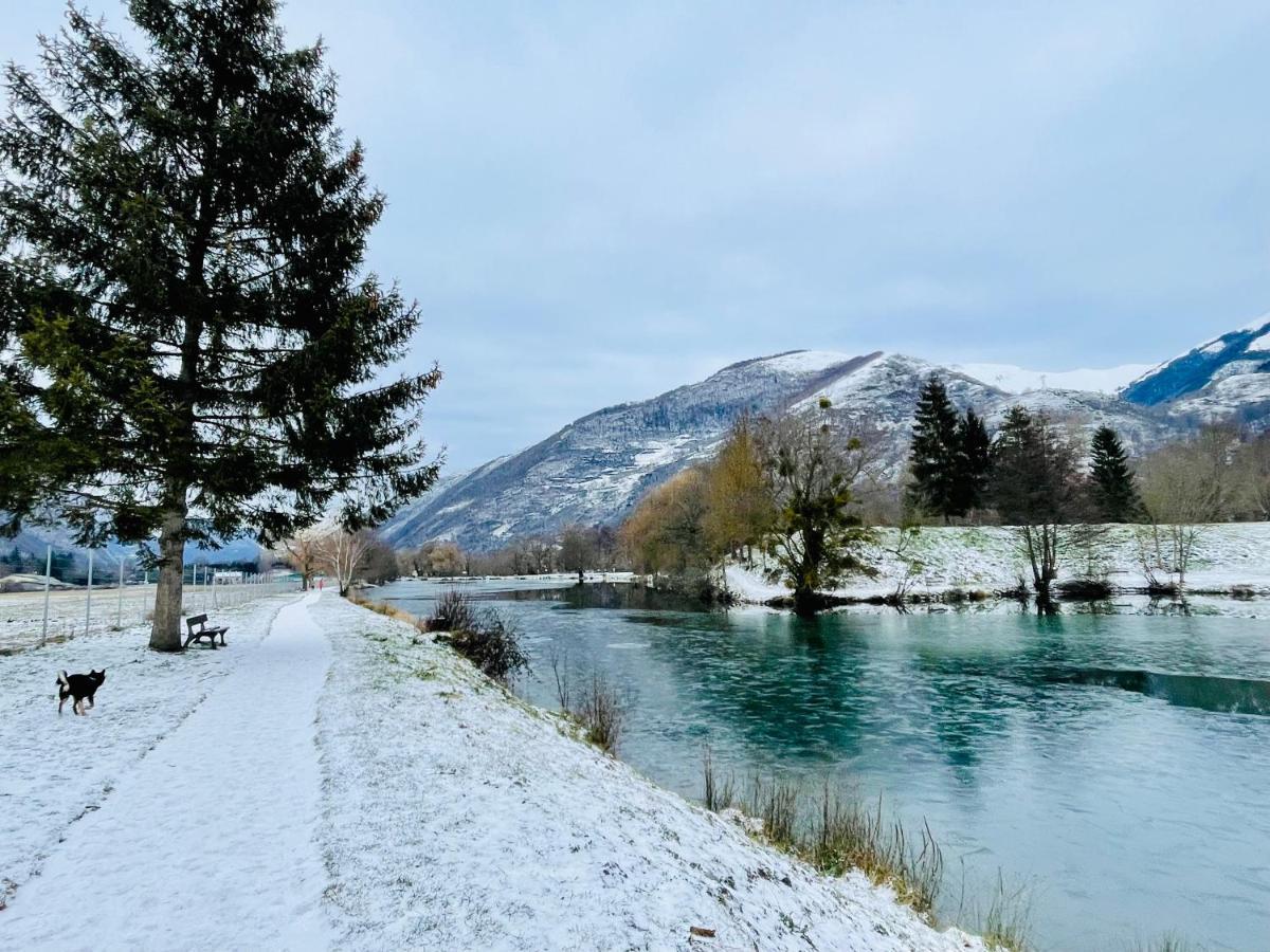 Duplex Du Pailhet, T3 Neuf, Vue Montagne, Parking, Navette Et 2 Velos A Disposition Gratuitement Bagnères-de-Luchon Exteriör bild